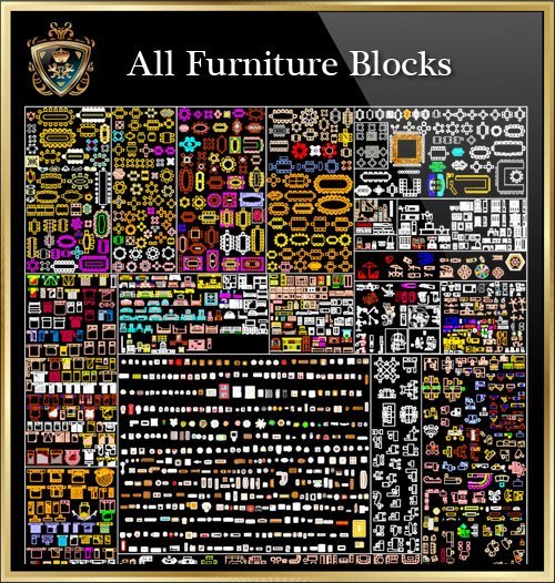 Autocad Furniture Blocks 2d